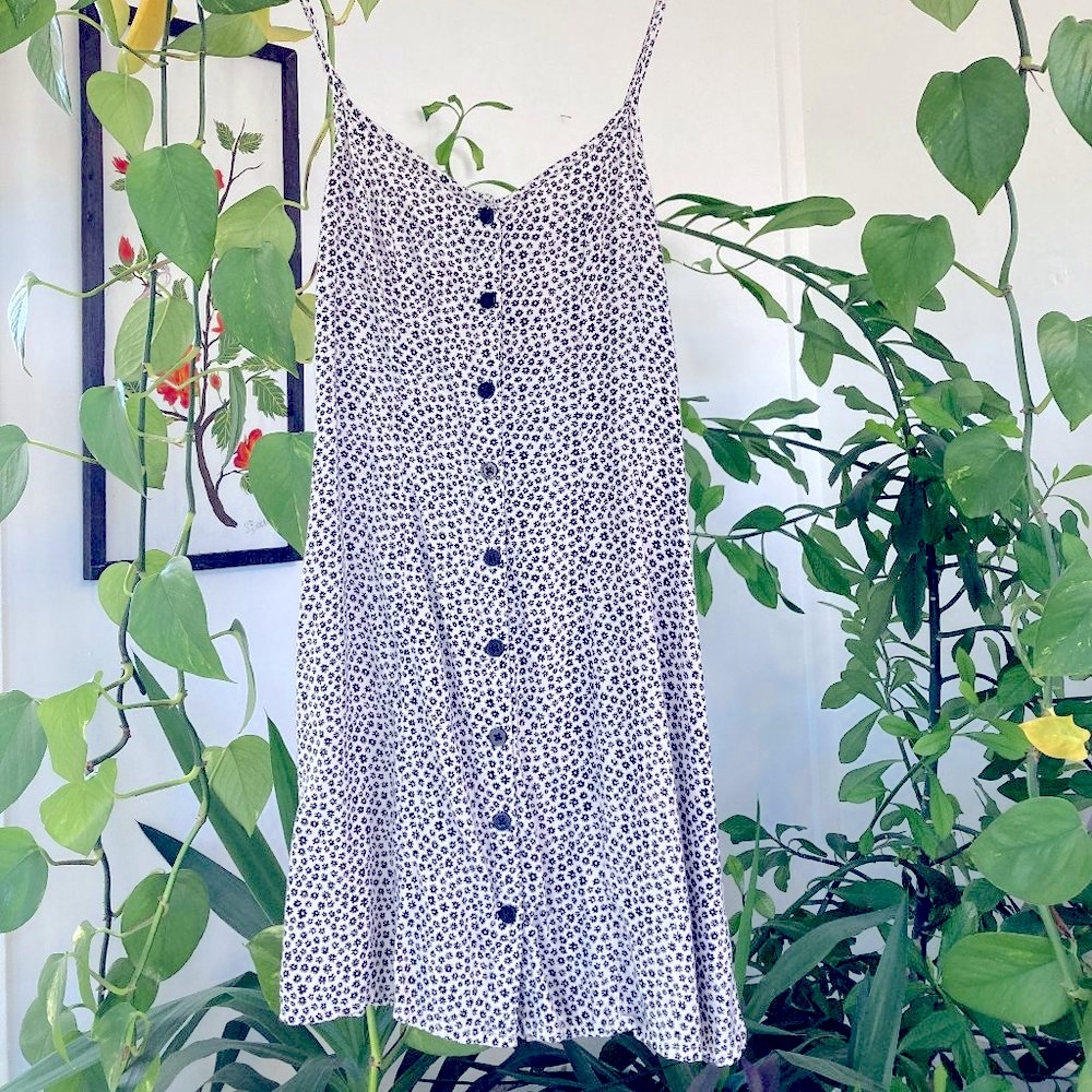 H&M floral tank dress
